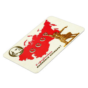 Magnet Flexible Révolution de socialiste de 1917 octobre