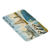 Magnet Flexible Reykjavik Iceland multiview  (Côté Droit)