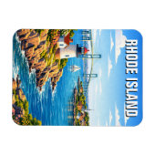 Magnet Flexible Rhode Island Travel (Horizontal)