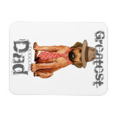 Magnet Flexible Rhodesian Ridgeback Papa (Horizontal)