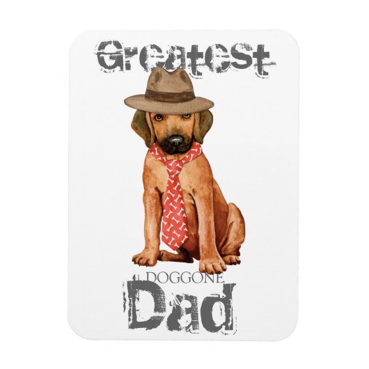 Magnet Flexible Rhodesian Ridgeback Papa (Vertical)