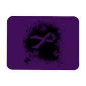 Magnet Flexible Ribbon de sensibilisation à la pourpre Coeur de gr (Horizontal)