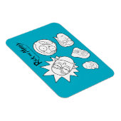 Magnet Flexible RICK AND MORTY™ | Smith Family Head Pattern (Côté Droit)