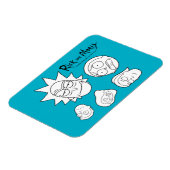 Magnet Flexible RICK AND MORTY™ | Smith Family Head Pattern (Côté Gauche)