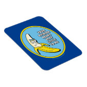 Magnet Flexible RICK ET MORTY™ | Badge en brique banane (Côté Droit)