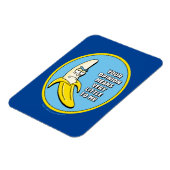 Magnet Flexible RICK ET MORTY™ | Badge en brique banane (Côté Gauche)