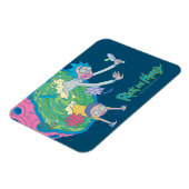 Magnet Flexible RICK ET MORTY™ | Décrochage du portail infecté (Côté Gauche)