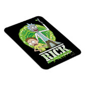 Magnet Flexible RICK ET MORTY™ | Éclaboussure verte (Côté Droit)