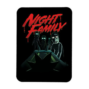 Magnet Flexible RICK ET MORTY™ Famille de nuit