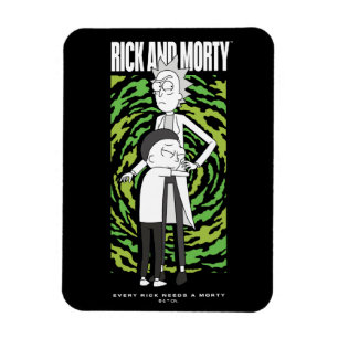 Magnet Flexible RICK ET MORTY™   Morty Hugging Rick