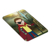 Magnet Flexible RICK ET MORTY™ | Morty mal (Côté Droit)