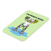 Magnet Flexible RICK ET MORTY™ | Pickle Rick Toilet Mech (Côté Gauche)