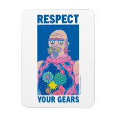 Magnet Flexible RICK ET MORTY™ | Respectez vos vitesses (Vertical)