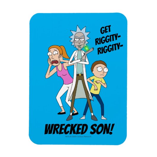 Magnet Flexible RICK ET MORTY™ | Rick, Morty et Summer (Vertical)