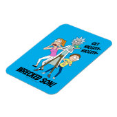 Magnet Flexible RICK ET MORTY™ | Rick, Morty et Summer (Côté Gauche)