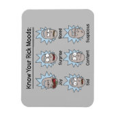 Magnet Flexible RICK ET MORTY™ | Rick's Moods (Vertical)