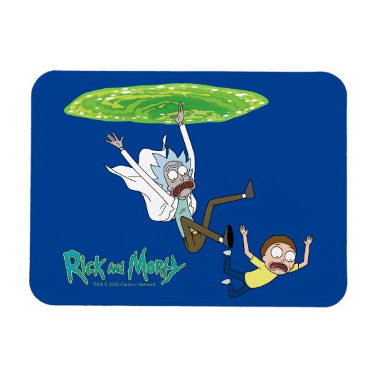 Magnet Flexible RICK ET MORTY™| Sortir du portail (Horizontal)
