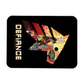 Magnet Flexible RICK ET MORTY™ | Space Beth Defiance Crew (Horizontal)