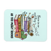 Magnet Flexible Rien De Trop De Livres (Horizontal)
