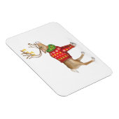 Magnet Flexible Rindeer dans l'aimant de saut de Noël festif (Côté Droit)