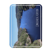 Magnet Flexible Ringdalsfjorden Vue du paysage d'été, Norvège (Vertical)