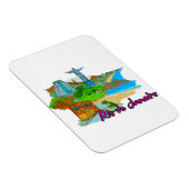 Magnet Flexible Rio De Janeiro - Brésil (Côté Droit)