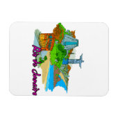 Magnet Flexible Rio De Janeiro - Brésil (Horizontal)