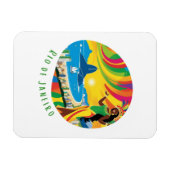 Magnet Flexible Rio de Janeiro La vie dans la ville (Horizontal)