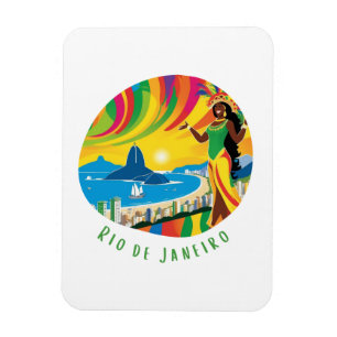Magnet Flexible Rio de Janeiro La vie dans la ville