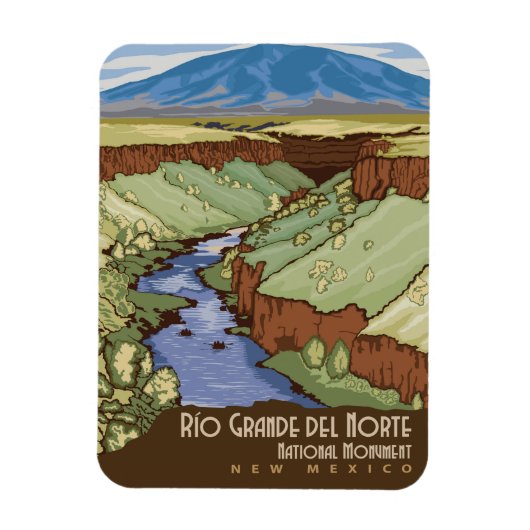 Magnet Flexible Rio Grande (Vertical)