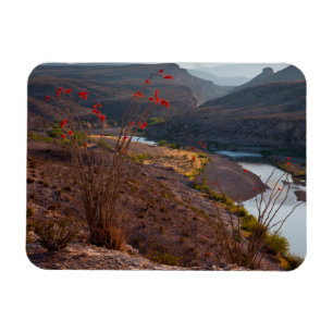 Magnet Flexible Rio Grande traversant le désert de Chihuahuan