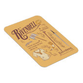Magnet Flexible RIVENDELL™ Collage Aquarelle Graphique (Côté Droit)