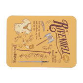 Magnet Flexible RIVENDELL™ Collage Aquarelle Graphique (Horizontal)