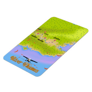 Magnet Flexible River Thames London England map
