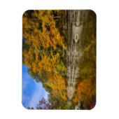 Magnet Flexible Rivière bleue à l'automne (Vertical)