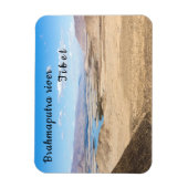 Magnet Flexible Rivière Brahmaputra et paysage désertique - Tibet (Vertical)