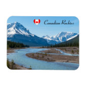 Magnet Flexible Rivière le long de Icefields Parkway Highway 93 - (Horizontal)