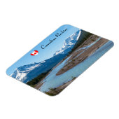 Magnet Flexible Rivière le long de Icefields Parkway Highway 93 -  (Côté Gauche)