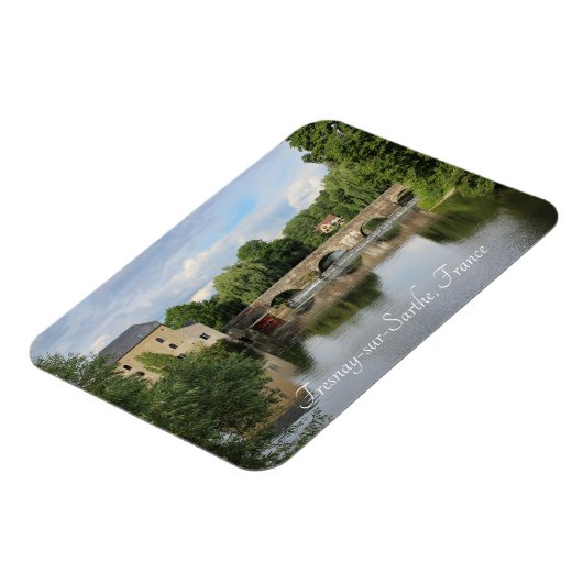 Magnet Flexible Rivière Sarthe, Fresnay-sur-Sarthe, France (Côté Gauche)