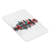 Magnet Flexible Riyadh Arabie Saoudite Skyline (Côté Droit)