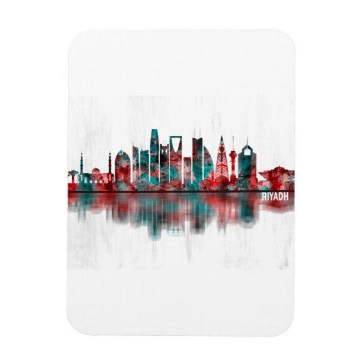 Magnet Flexible Riyadh Arabie Saoudite Skyline (Vertical)