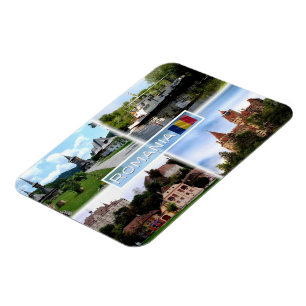 Magnet Flexible RO Barsana Monastery - Danube Delta - Sighisoara -