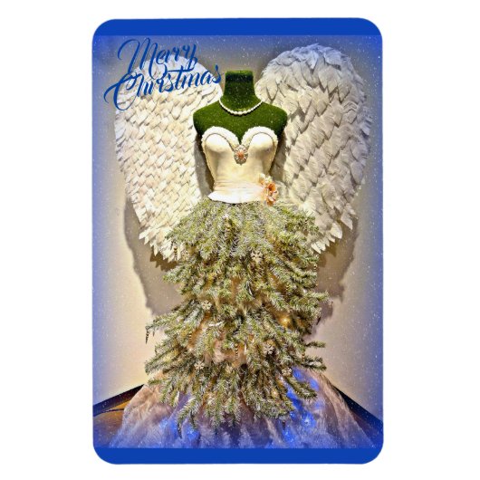 Magnet Flexible Robe Angel Mannequin Forme Arbre de Noël (Vertical)