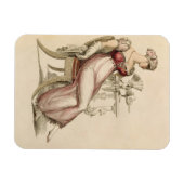 Magnet Flexible Robe de soirée ou robe de bal, assiette de mode de (Horizontal)