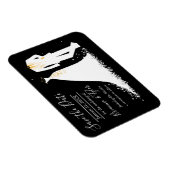Magnet Flexible Robe & Smoking - Aimant Enregistrer la Date (Côté Droit)