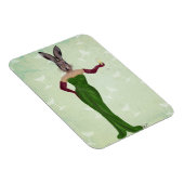 Magnet Flexible Robe verte 2 lapin (Côté Droit)