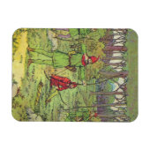 Magnet Flexible Robin des Bois dans la forêt (Horizontal)