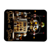 Magnet Flexible Robot Barman Futuriste "Secoué ou Remué" (Horizontal)