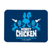 Magnet Flexible Robot Chicken Nerd Unicorn (Horizontal)