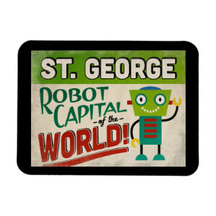 Magnet Flexible Robot de St. George Utah - Vintage amusant